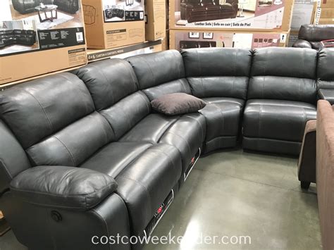 Seat cushions are 24 deep and 18 high off the ground. . Costco leather sectional